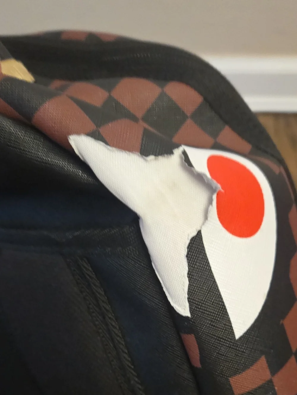 Sprayground Limited Edition Brown Checkerboard Gummy Bear Backpack